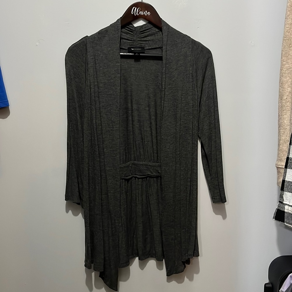 Dark gray cardigan